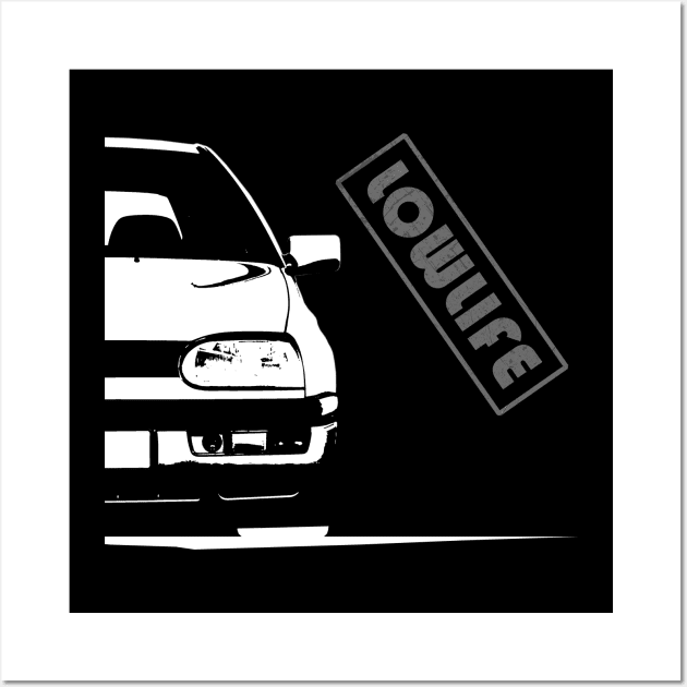 Lowlife with car Wall Art by WOS